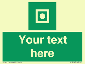 Custom sign safe condition Shipboard general alarm